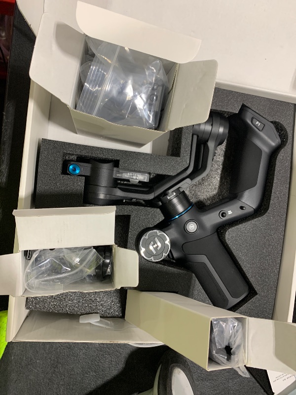 Photo 1 of FeiyuTech SCORP Mini 3 Pro Camera Gimbal Stabilizer with AI Tracking, 2KG Payload, Detachable Remote Handle, 3-Axis All in One Handheld Gimbal for Sony/Canon/Nikon/Panasonic/Gopro/Smartphone