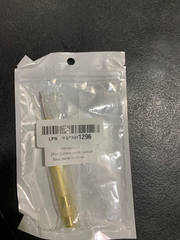 Photo 1 of 2Pcs Automatic Center Punch, 5'' Premium Spring Loaded Center Punch, Adjustable Spring Loaded Hole, Heavy Duty Steel Automatic Marker Tool for Metal, Wood, Glass by RNSXYAT