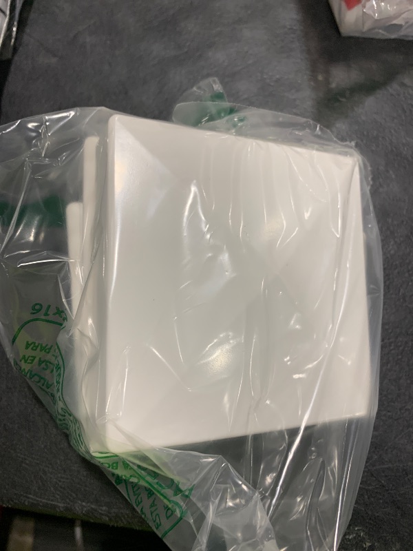 Photo 1 of True 5x5 (127mm x 127mm) Plastic Pyramid Vinyl Fence Post Cap Black or White Multiple Quantities for True Actual 5" x 5" Vinyl Posts (4, White)