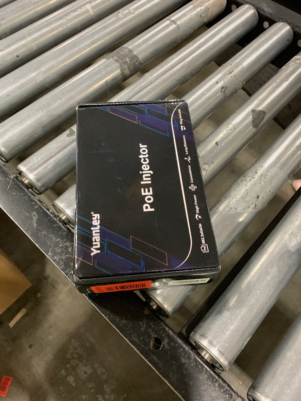 Photo 1 of YuanLey Gigabit PoE Injector 90W, 10/100/1000Mbps PoE++ Injector Adapter, IEEE 802.3bt/at/af, Up to 325 Feet, Metal Case Desktop/Wall-Mount, Plug & Play