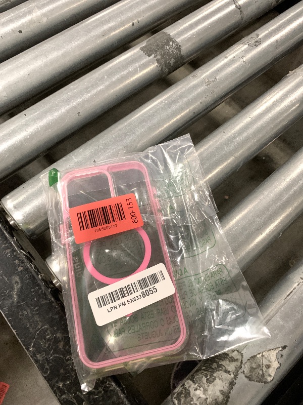 Photo 1 of BEAWAL for iPhone 15 Pro Max Phone Case 6.7 inch, Drop Protection, Compatible with MagSafe, Shockproof Soft TPU & Hard Pc Pink