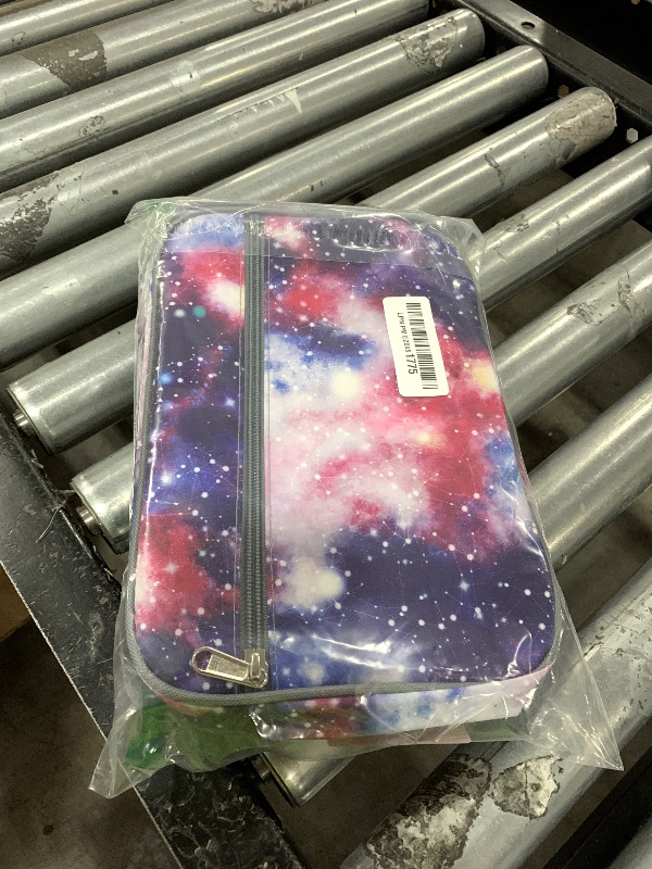 Photo 1 of FlowFly Kids Lunch box Insulated Soft Bag Mini Cooler Back to School Thermal Meal Tote Kit for Girls, Boys, Galaxy