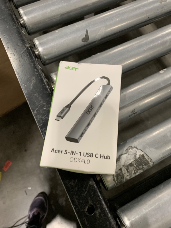 Photo 1 of Acer 10 Gbps USB C Hub, USBC Splitter with 4*USB C 3.2 and 100W PD Port, Fast Transfer Type-C Multiport Adapter Compatible with MacBook Pro/Air M2/M1, iPad, Surface Pro, XPS?No Video Output?