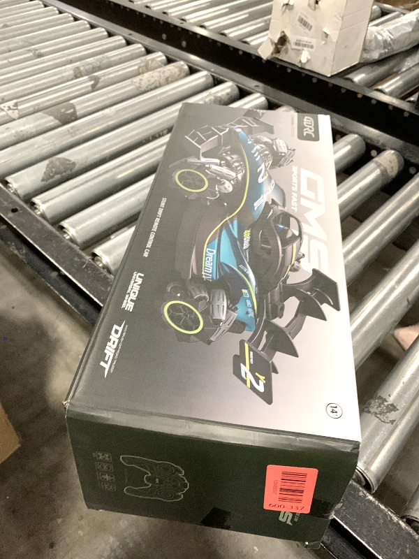 Photo 1 of 4DRC Y2 RC Cars 1:12 Scale Control Stunt Car with Gesture Controller, Off Road Monster Truck, 2.4Ghz RTR All Terrain Hobby 20KM Truck, 8 12 14 Boy Kids Toys Adult Gifts, 2 Battery