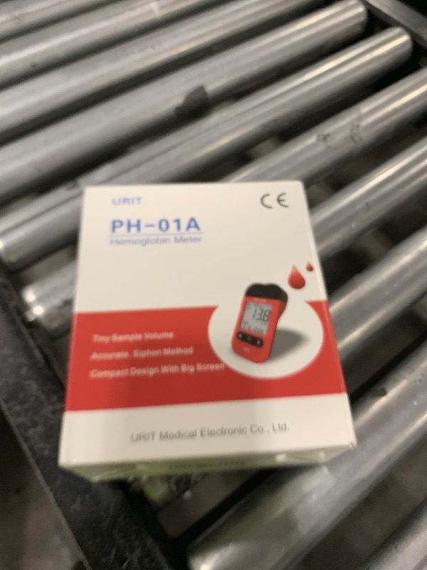 Photo 1 of Hemoglobin Test Meter with 25 Hemoglobin Test Strips, Hemoglobin Test Kit Easy for Home Use