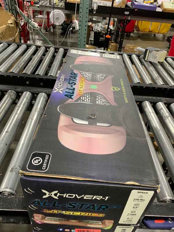 Photo 1 of Hover-1 All-Star 2.0 Hoverboard 7MPH Top Speed, 7MI Range, Dual 200W Motor, 5HR Recharge, 220lbs Max Weight, LED Wheels & Headlights Self Balancing Scooters