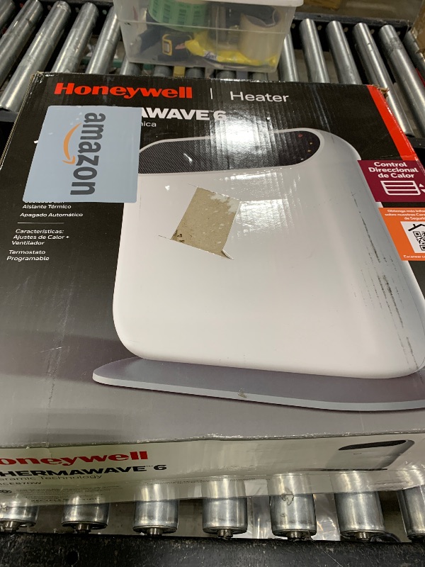 Photo 1 of Honeywell ThermaWave 6 Ceramic Technology Space Heater, White – Ceramic Heater with Programmable Thermostat