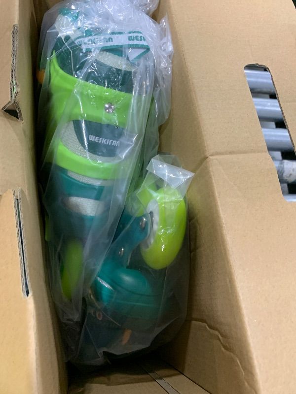 Photo 1 of Dino Kids Inline Skates for Boys Girls,WESKIFAN Dinosaur Blades Skates with Shiny Light up Wheels&Adjustable Ages 6-8-12 Year Old, Men Roller Skates for Birthday Xmas Gifts Toys, Patines para Niñas