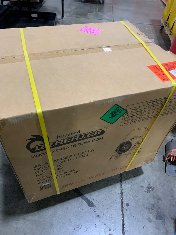 Photo 1 of DR. INFRARED HEATER DR-PS11024 Salamander Construction 10000-Watt, Single Phase, 240-Volt Portable Fan Forced Electric Heater