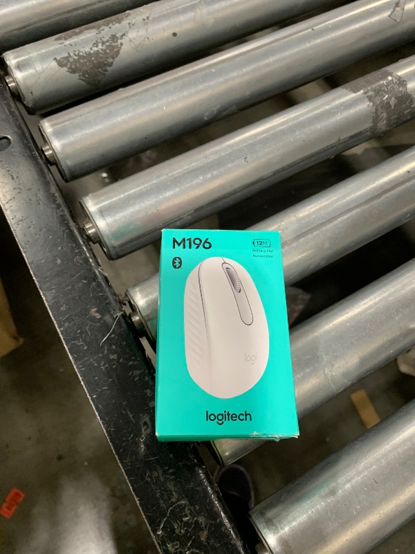 Photo 1 of Logitech M196 Bluetooth Wireless Mouse, Compact and Portable Mouse for Laptops, Tablets and More, 12-Month Battery, Smooth Tracking, Compatible with PC and Mac, Windows and macOS - Off White