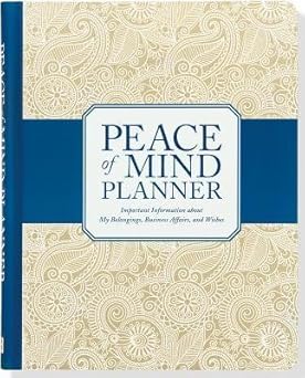 Photo 1 of By Peter Pauper Press - Peace of Mind Planner: Important Information about My Belongings, (2014-11-18) [Hardcover] 