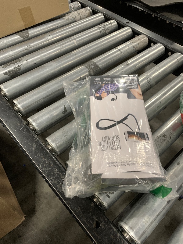 Photo 1 of 1 Pack Cell Phone Stand Hanging on Neck Upgraded, Hands-Free Mobile Phone Holder Clip on Bed/Table 360 Rotation for Telephone Tablet Mount Bracket Stand for iPhone