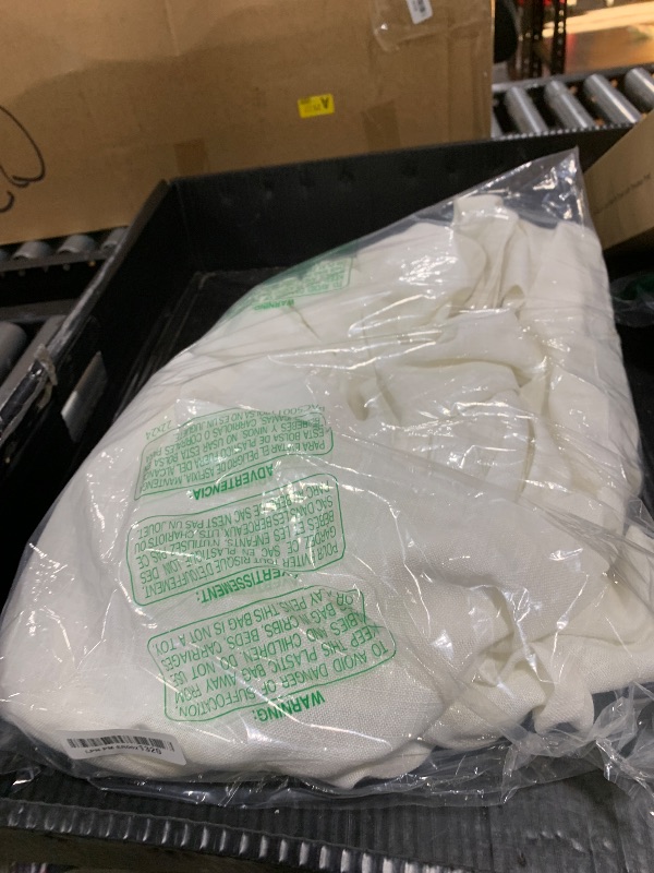 Photo 1 of Blackout Linen Curtains 90 Inches Long 60 Inch Wide for Living Room Bedroom Pinch Pleated Back Tab Thermal Insulated 100% Black Out 2 Layer Window Drapes for Sliding Door Beige White 60x90 1 Panel