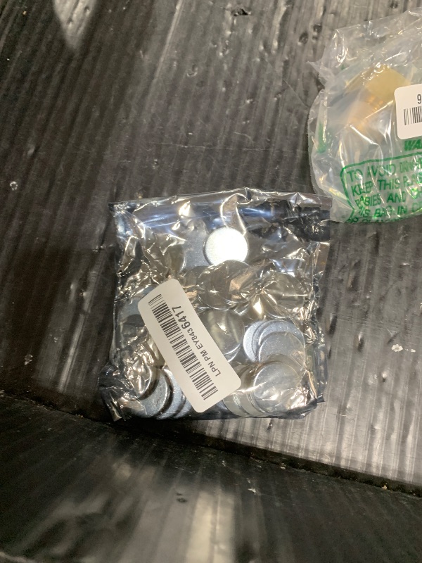 Photo 1 of 0.98 Inch Iron Nickeling Steel Disc, Magnet-Attractable Blank Metal Strike Plates (Pack of 50)