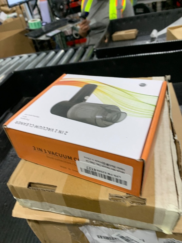Photo 1 of Mini Vacuum Cleaner for,2 in 1 Keyboard Vacuum Cleaner Wireless Handheld,Car Vacuum with Brushless Motor High Power 120W Rechargeable Easy to Clean Car Interior?Charging Cable not Included (Black)