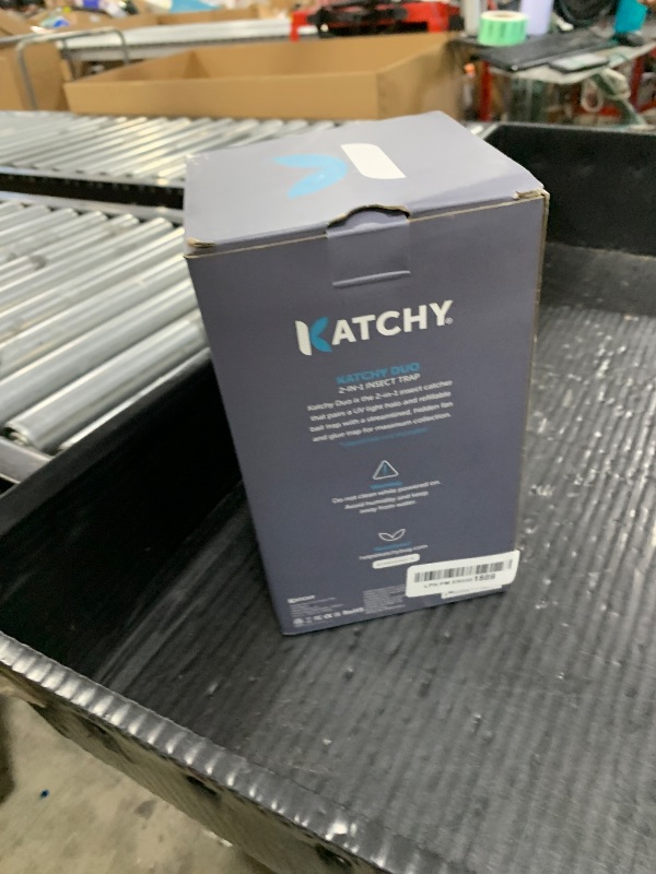Photo 1 of Katchy Duo Indoor Insect Trap with Scent Pod - Fan Powered with UV Light - Fruit Fly Traps for Indoors - for Fruit Flies, Gnats, Mosquitoes, Moths (White)