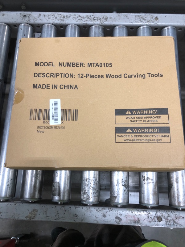 Photo 1 of IMOTECHOM 12-Pieces Woodworking Wood Carving Tools Chisel Set with Wooden Box, Razor Sharp CR-V 60 Steel Blades