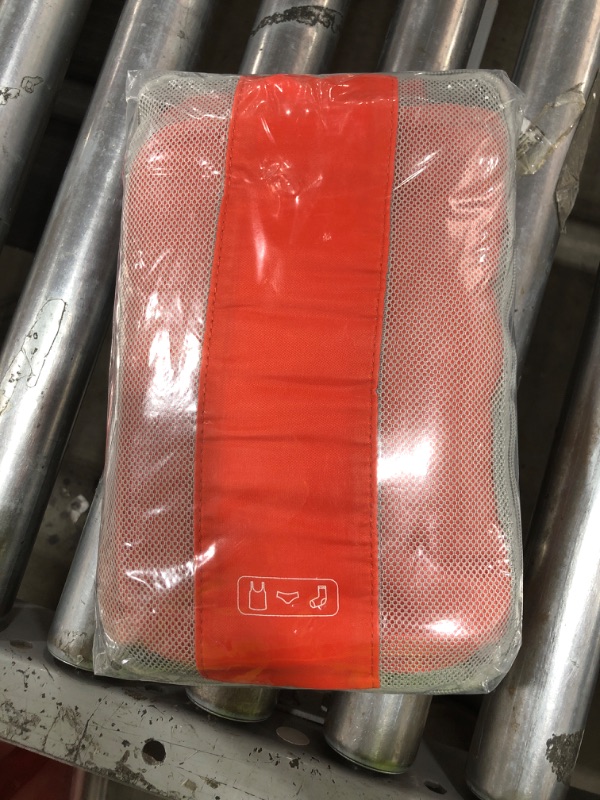 Photo 1 of 10 Set Compression Packing Cubes for Travel Essentials,Compressible Expandable Packing Cubes for Suitcase,OlarHike Luggage Organizer Bags for Travel,Handy Helper for Organizing Clothes(Orange)