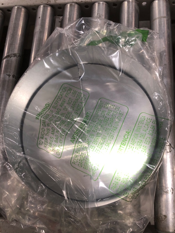Photo 1 of Kikerike 10 Inch Draft Blocker Backdraft Damper Duct Draft Stopper One-Way Airflow Ducting Insert Backflow Preventer Inline Fan Vent Deflector