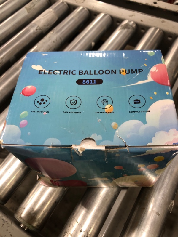 Photo 1 of LIBERRWAY Electric Balloon Pump, Portable Balloon Air Pump for Round & Foil Balloons, Fast Balloon Blower Pump Inflator for Party Decoration, Birthday, Wedding [110V~120V, 400W, Rose Red]