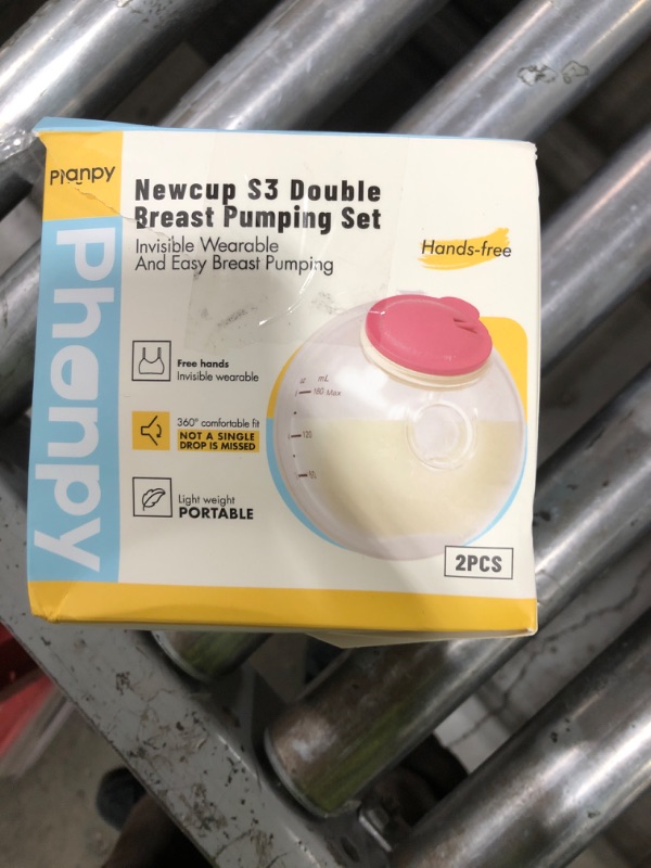 Photo 1 of Phanpy Wearable Breast Pump Milk Collector Cup S2, Original Phanpy Breast Pump Replacement Accessories, 24 mm Flange and 20mm Insert Included, 12 oz / 360 ml, 2 Piece