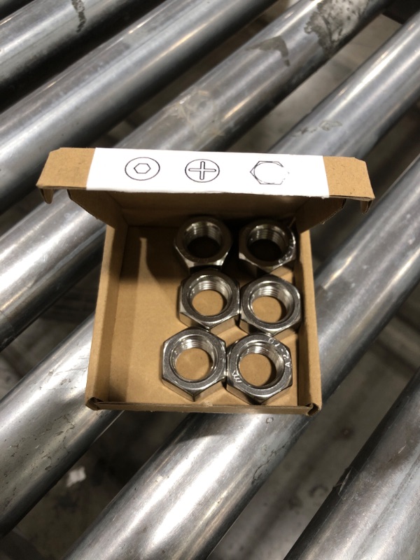 Photo 1 of M20-2.5 (6 Pack) Stainless Steel Hex Nuts, Finished Hexagon Nuts, 304 Stainless Steel 18-8, Full Thread Coverage UNC