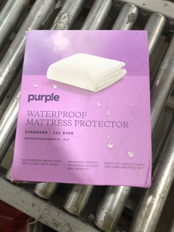 Photo 1 of Purple Waterproof Mattress Protector – California King, Gold-Standard Protection, Comfort-First Design, Fits Mattresses 8” to 15.5”