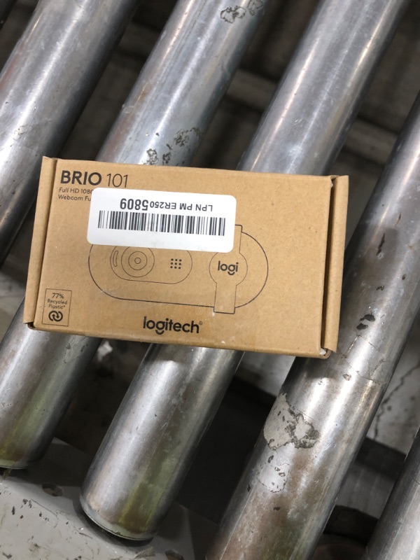 Photo 1 of Logitech Brio 101 Full HD 1080p Webcam for Meetings, Streaming, Desktop, Laptop, PC - Built-in Mic, Shutter, USB-A, Teams, Zoom - Black