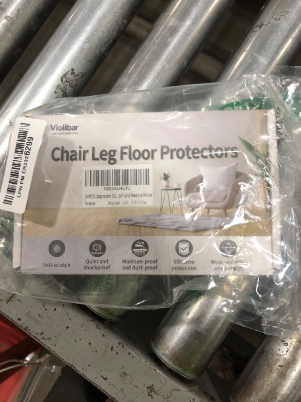 Photo 1 of 24PCS Upgraded Silicone Chair Leg Floor Protectors for Hardwood Floors, Furniture Sliders for Chair Legs, Felt Bottom Furniture Pads, Anti-Slip Round&Square Cap Covers to Scratch and Reduce Noise