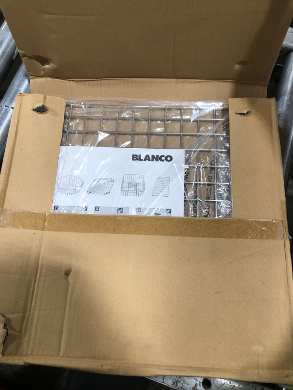 Photo 1 of BLANCO 235918 Stainless Steel Bottom Grid for Liven SILGRANIT 60/40 Double Bowl Kitchen Sink (Large Bowl)
