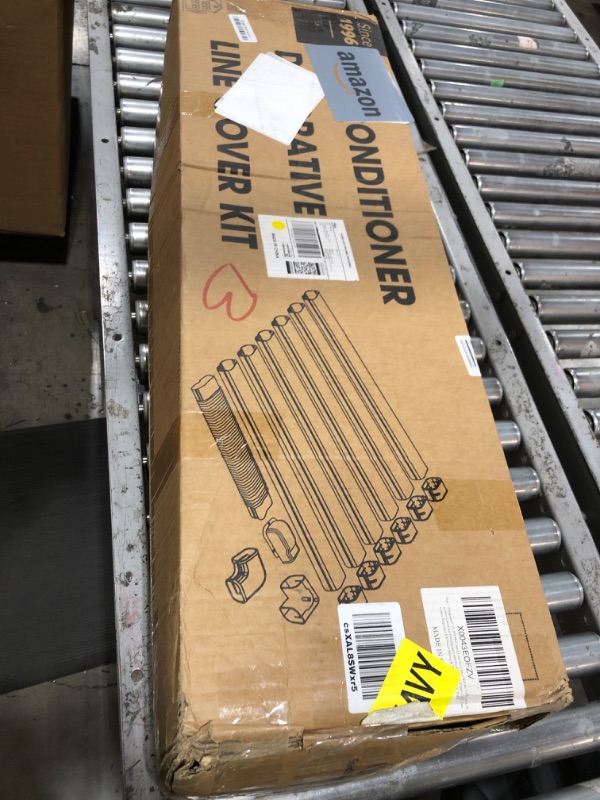 Photo 1 of Toutgood 5'' 23.5Ft Mini Split Line Set Cover Kit for Minisplit Ductless Linset Air Conditioners and Heat Pumps, Central AC Decorative Upgraded UV-Proof Strong & Durability PVC Pipe
