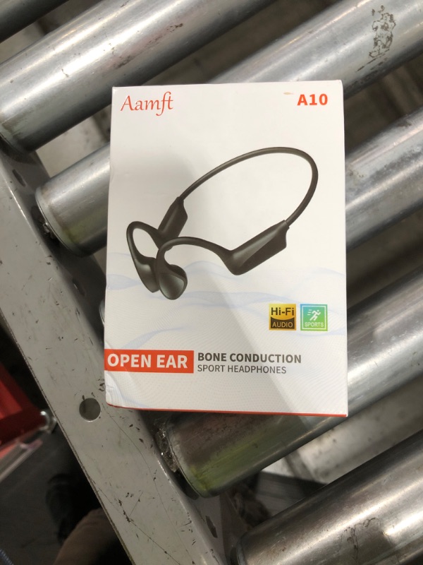 Photo 1 of Aamft Bone Conduction Headphones - 2025 Upgraded Bluetooth 6.0 Open Ear Headphones with HD Mic, 12hrs Playtime, IPX6 Waterproof Wireless Bone Headphones for Running,Workout,Sport,Gym,Driving,Hiking