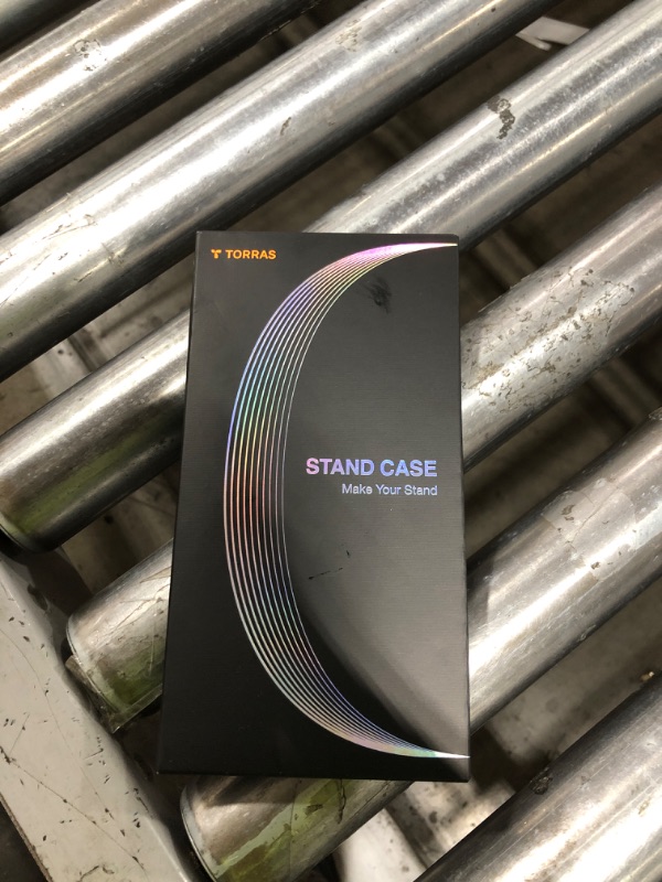 Photo 1 of TORRAS 360 Magnetic Stand for iPhone 16 Pro Max Case with Stand, Fit for MagSafe, Camera Control Button, Mil-Grade Protection, Slim, Translucent Obsidian Black 6.9", Ostand O3Fitness Series