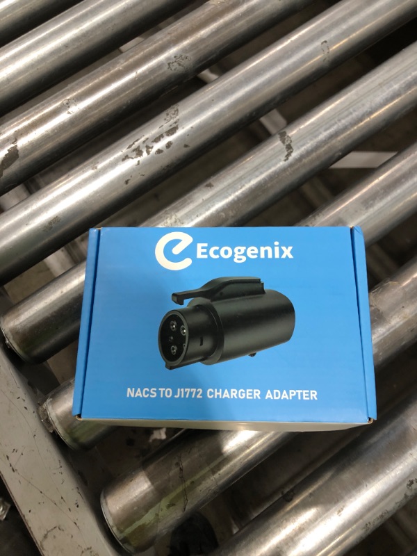 Photo 1 of Ecogenix Tesla to J1772 Charging Adapter (Max 80A, 240V), NACS to J1772 Adapter, J1772 EVs Adapter, Compatible with Tesla Wall Connector/Destination/Mobile Charger (for J1772 EVs Only) Black