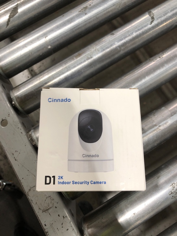 Photo 1 of Cinnado Security Camera Indoor-2K 360° WiFi Cameras for Home Security?Pet/Dog/Baby Camera with Phone app, 2-Way Audio, Night Vision, 24/7 SD Card Storage, Works with Alexa & Google Home (2.4Ghz)-D1