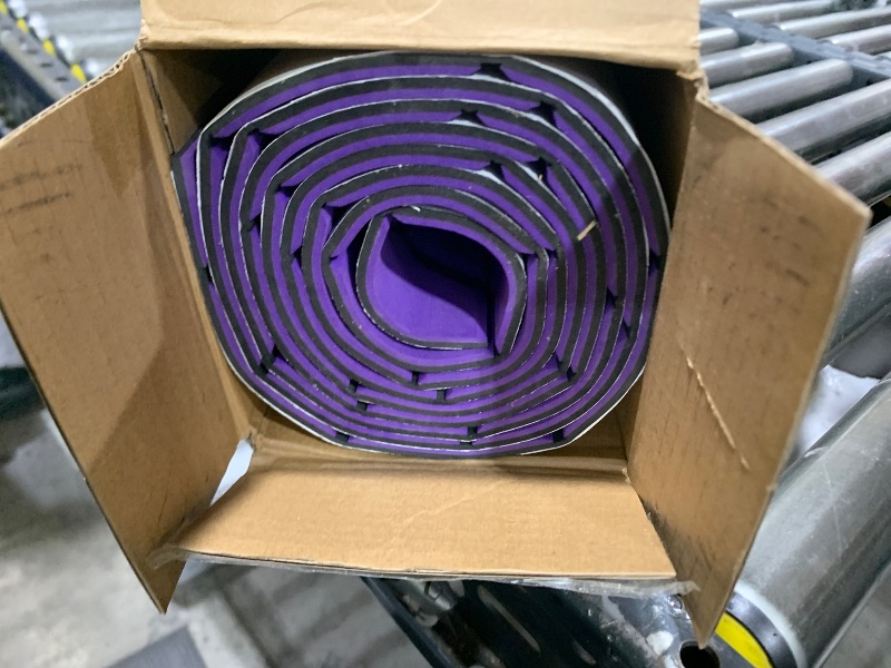 Photo 1 of 102.3"X43.31" /37.7" New Hexagon EVA Self-Adhesive Boat Flooring and Decorative Fish for Yacht Pool Boat Flooring Sheet Thick Non-Skid mat (New Hexagon, Purple and Black, 102.3"X37.7")