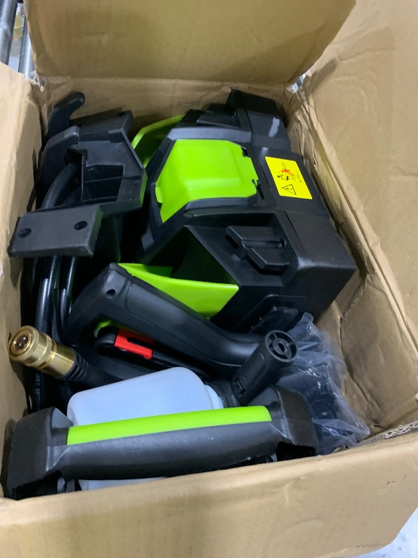 Photo 1 of Pressure Washer, Power Washer with 4 Quick Connect Nozzles, High Pressure Cleaning Machine with Foam Cannon for Cars/Fences/Driveways/Patios/Home Cleaning
