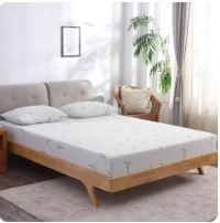Photo 1 of 8 inch Mattress Twin Size, Memory Foam Mattress Green Tea Gel Infused with Bamboo Knit Cover, Made in USA