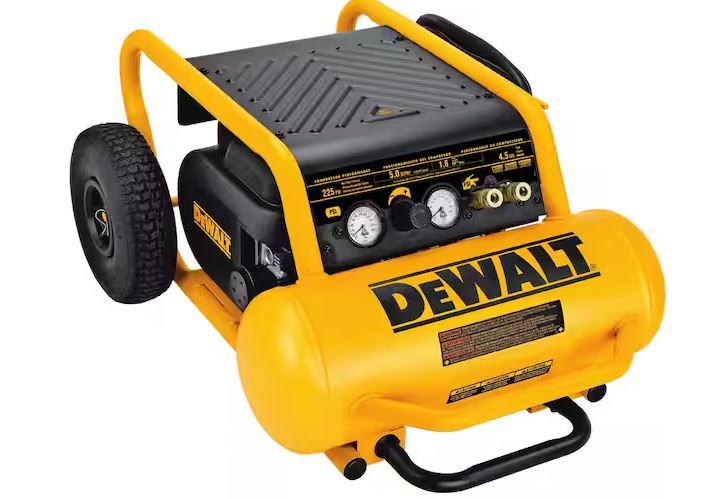 Photo 1 of DeWalt 4.5 Gallon Portable Electrical Air Compressor, 225 PSI D55146