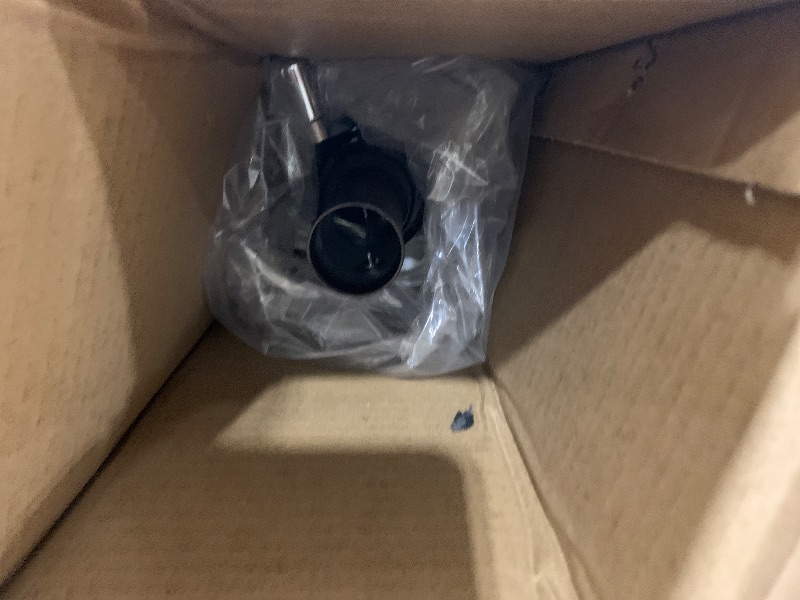 Photo 1 of California Umbrella 9' Round Aluminum Market Umbrella, Crank Lift, Push Button Tilt, Black Pole, White Olefin