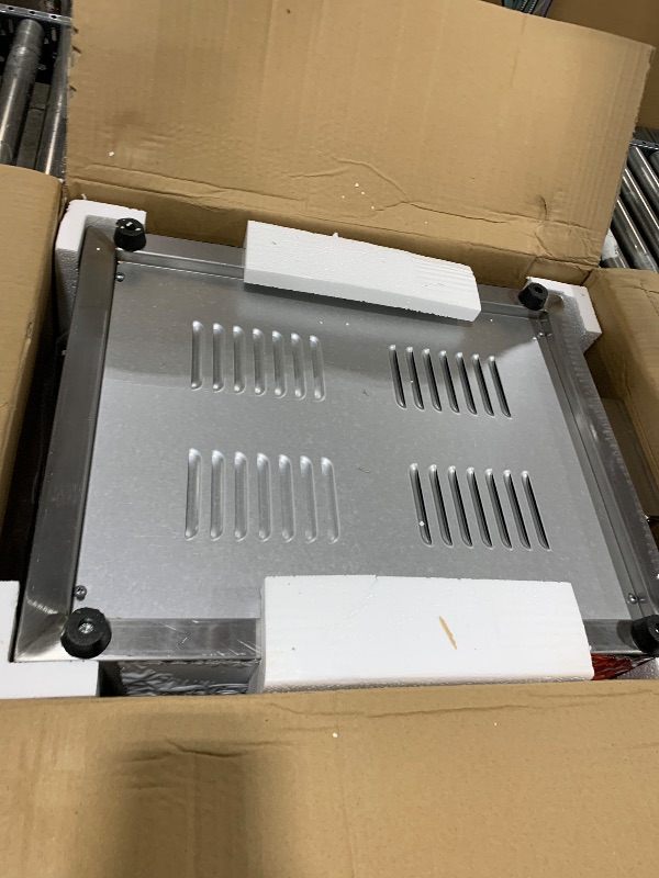 Photo 1 of FSE GRID-16 15.5' Countertop Electric Griddle with Thermostatic Controls, 3/8' Steel Plate, 120v