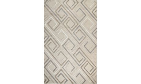 Photo 1 of Superior Ares Lattice Indoor Outdoor Area Rug 6 X 8 10 Slate
