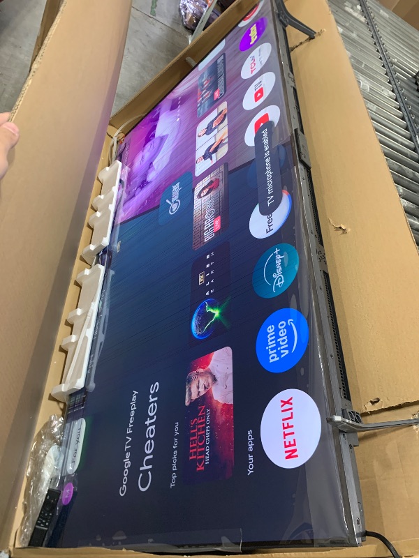 Photo 1 of [PARTS ONLY] TCL 75-Inch Class QM6K Series QD-Mini LED 4K UHD Google Smart TV Best Value Mini-LED TV - QLED, 144hz, 288hz Gaming Rate, High Contrast Screen, Onkyo Audio, Dolby Atmos (75QM6K, 2025 Model)