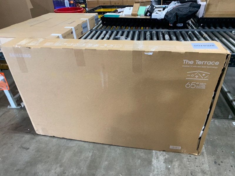 Photo 1 of [PARTS ONLY] Samsung 65-Inch Class Neo QLED 4K The Terrace Partial Sun, Quantum HDR+, Dolby Atmos, Wide Viewing Angle, Weather Resistant, Anti-Glare Outdoor Smart TV w/Alexa Built-in, (QN65LST7DAFXZA, 2024 Model)