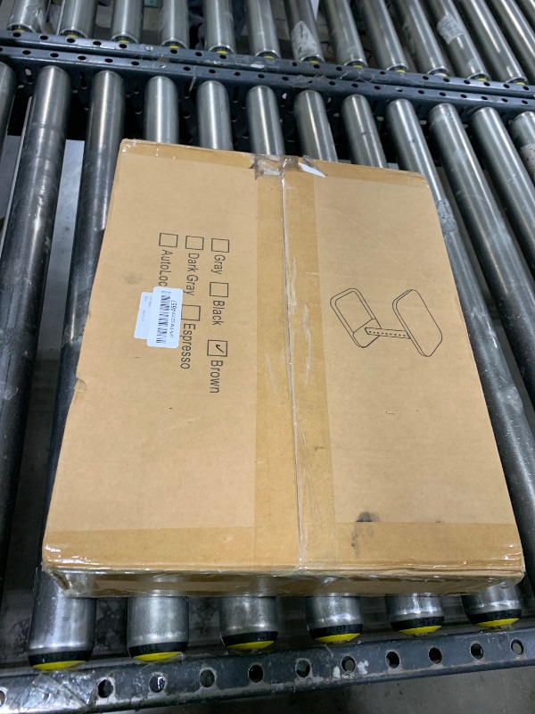 Photo 1 of Kitstorack TV Tray Table, Adjustable Height & Flip-Top & Rounded Metal Corners, Snack Table for Couch, Sofa, Bed, Chair, Living Room, C Shaped End Side Table for Eating, Dinner or Laptop, Small Spaces