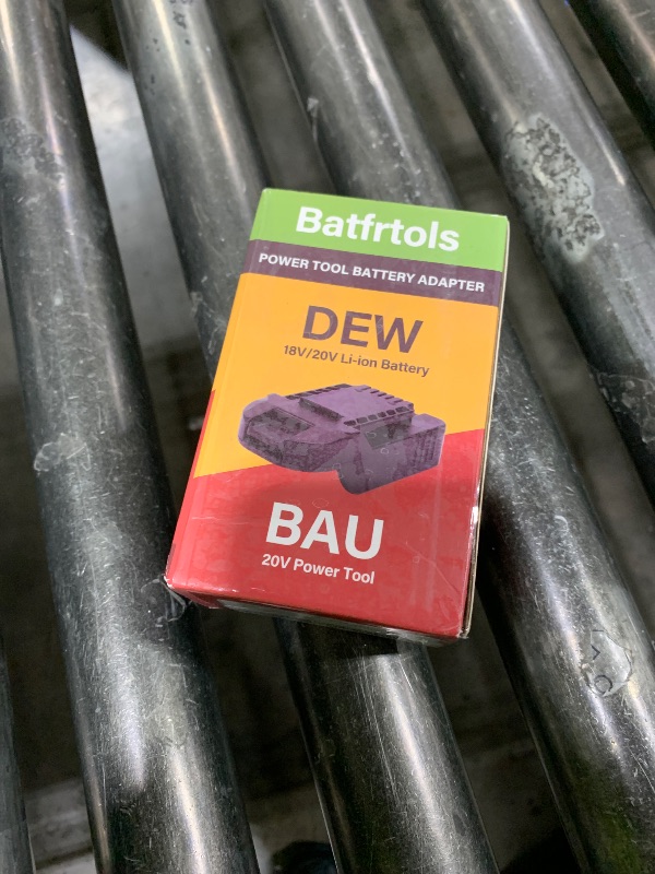Photo 1 of Adapter for Bauer 20v Max Cordless Tools, Compatible with De Walt 20V Max Batteries & Hercules Battery, Adapter Only, Black, 1 Pack (Dewalt & Hercules to Bauer 20v Tools)
