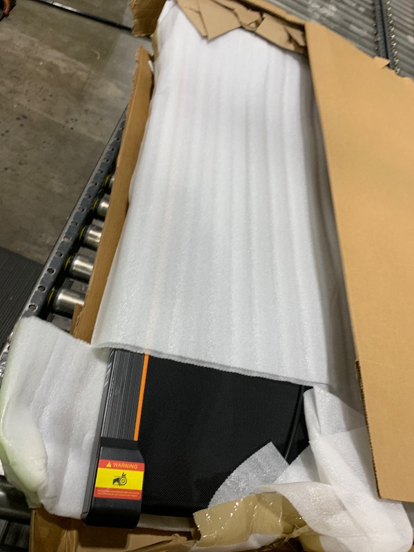 Photo 1 of YRUN Walking Pad Treadmill with 4 Level Incline, 2.5HP Quiet Brushless Under Desk Small Treadmill for Home and Office, Compact Portable Walking pad with Remote & App Control for Walking and Jogging