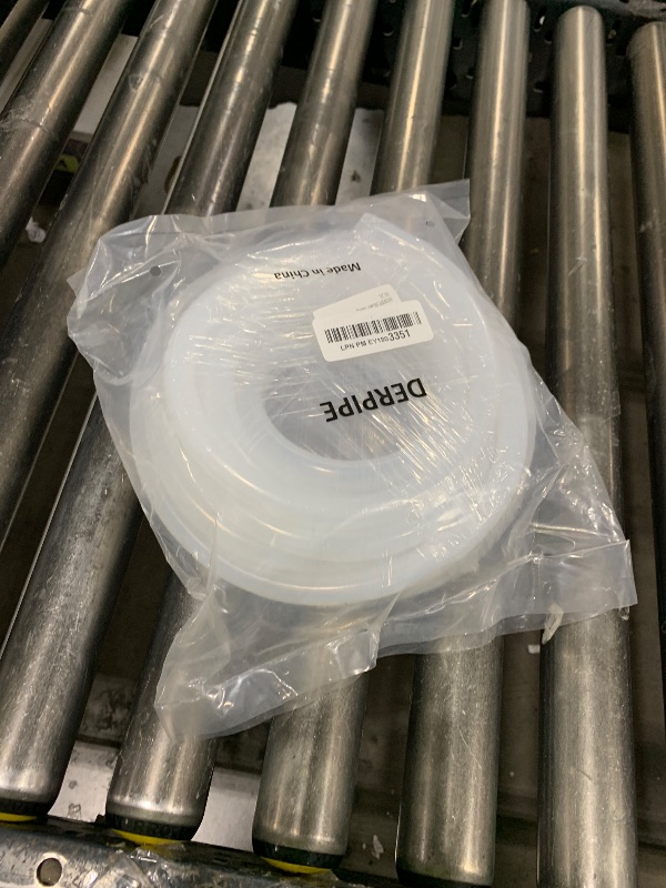 Photo 1 of DERPIPE Silicone Tubing – 3/8" ID 5/8" OD Food Grade Flexible Thick for Homebrewing Pump Transfer 8 Meters(26ft) Length