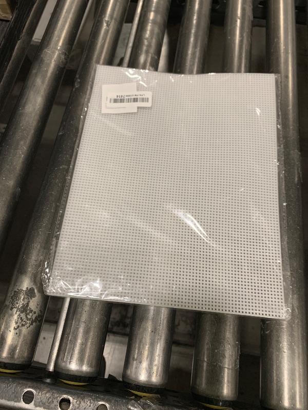Photo 1 of Savita 6 Pieces 13x10.24in 7 Count Plastic Needlepoint Canvas White Plastic mesh Sheets for Embroidery Crafting and Knit and Crochet Projects