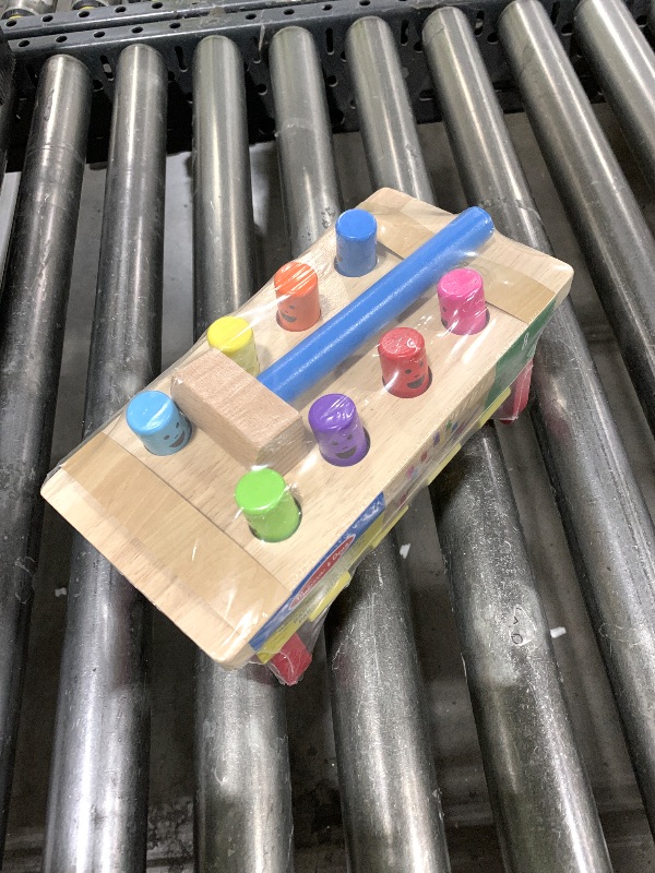 Photo 1 of Melissa & Doug Deluxe Pounding Bench Wooden Preschool Learning Toy with Mallet
